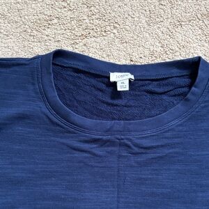 J. Crew Deep Blue Crewneck sweatshirt XL